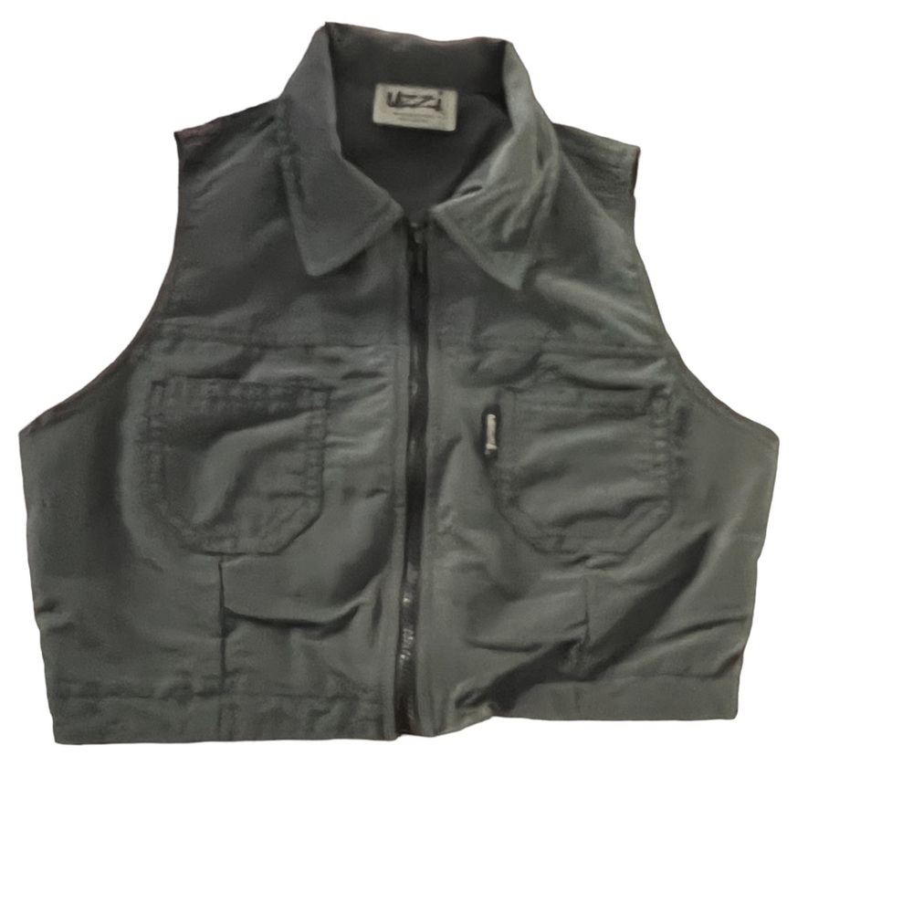 Gray Uzzi Nylon Vest Size M